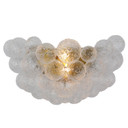 Flush Mounts Glass Down by Terracotta Designs ( 374 | W23101-3BS Seraphina ) 