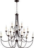 Large Chandeliers Candle by Quorum ( 19 | 6250-15-86 Brooks ) 