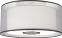Semi-Flush Mts. Drum Shade by Robert Abbey ( 165 | S2197 Saturnia ) 