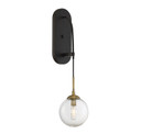 Sconces Single Glass by Savoy House ( 51 | 9-5005-1-79 Fulton ) 
