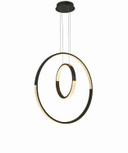 Mid. Chandeliers Ring/Halo by Thumprints ( 343 | T1024-BK Ezra ) 