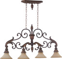 Linear/Island 4 Light + by Quorum ( 19 | 6330-4-88 Madeleine ) 