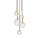Mid. Chandeliers Multi-Port/Cascade by Sonneman ( 69 | 3765.38 Bubbles ) 