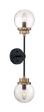 Sconces Double Glass by Nuvo Lighting ( 72 | 60-7122 Axis ) 