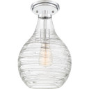 Semi-Flush Mts. Glass Down by Quoizel ( 10 | QSF4019C Genie ) 