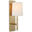 Sconces Single Candle by Visual Comfort Signature ( 268 | BBL 2172SB-L Clarion ) 