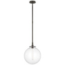 Pendants Glass Down by Visual Comfort Signature ( 268 | CHC 5542BZ-CG Parkington ) 