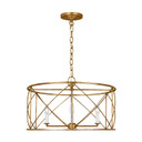Mid. Chandeliers Drum Shade by Visual Comfort Studio ( 454 | CC1634ADB Beatrix ) 
