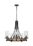 Mid. Chandeliers Candle by Visual Comfort Studio ( 454 | F3133/5DWK/SGM Angelo ) 