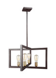 Pendants Open Frame by Visual Comfort Studio ( 454 | F3145/4NWB Finnegan ) 