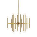 Mid. Chandeliers Candle by Visual Comfort Studio ( 454 | TC10624BBS Beckham Modern ) 