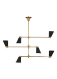 Linear/Island 4 Light + by Visual Comfort Studio ( 454 | TC1116BBS Signoret ) 