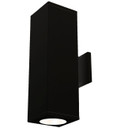 Exterior Sconces by W.A.C. Lighting ( 34 | DC-WE06-S840S-BK Cube Arch ) 