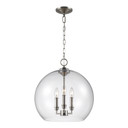 Pendants Glass Down by Visual Comfort Studio ( 454 | F3155/3SN Lawler ) 
