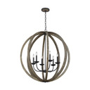 Large Chandeliers Sphere by Visual Comfort Studio ( 454 | F3186/6WOW/AF Allier ) 