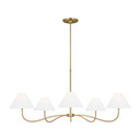 Large Chandeliers Candle by Visual Comfort Studio ( 454 | CC1695BBS Laguna ) 