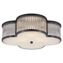 Flush Mounts Drum Shade by Visual Comfort Signature ( 268 | AH 4015GM/CG-FG Basil ) 