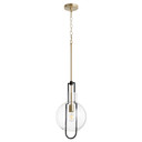 Pendants Glass Down by Quorum ( 19 | 89-10-6980 Textured Glass Pendants ) 