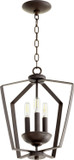 Foyer/Hall Lanterns Open Frame by Quorum ( 19 | 894-3-86 3LT Entry Series ) 