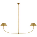 Linear/Island 2 Light Bar by Visual Comfort Signature ( 268 | TOB 5728HAB-HAB Turlington ) 