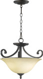 Semi-Flush Mts. Bowl Style by Quorum ( 19 | 2854-18-86 Bryant ) 