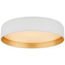 Flush Mounts Drum Shade by Visual Comfort Signature ( 268 | S 4043WHT Shaw ) 