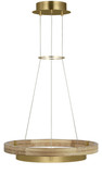 Mid. Chandeliers Ring/Halo by Visual Comfort Modern ( 182 | 700GRC24HABNO-LED930 Grace ) 