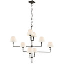 Large Chandeliers Candle by Visual Comfort Signature ( 268 | AH 5310GM-L Jane ) 