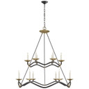 Large Chandeliers Candle by Visual Comfort Signature ( 268 | S 5041AI Choros ) 