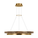 Mid. Chandeliers Ring/Halo by Visual Comfort Modern ( 182 | 700GRC36NBW-LED930 Grace ) 
