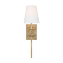Sconces Single Candle by Visual Comfort Studio ( 454 | TFW1021CGD Montour ) 