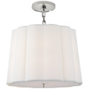 Pendants Fabric Shade by Visual Comfort Signature ( 268 | BBL 5015SS-L Simple Scallop ) 