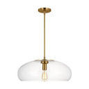 Pendants Glass Down by Visual Comfort Studio ( 454 | TP1161BBS Largo ) 