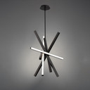Pendants Starburst by W.A.C. Lighting ( 34 | PD-73128-BK Parallax ) 