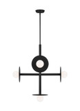 Mid. Chandeliers Starburst by Visual Comfort Studio ( 454 | KC1035MBK Nodes ) 