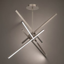 Large Chandeliers Starburst by W.A.C. Lighting ( 34 | PD-73139-BN Parallax ) 