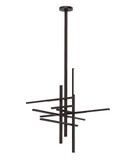 Mid. Chandeliers Geometric/Linear by Visual Comfort Modern ( 182 | SLCH56127CCBZ Cityscape ) 