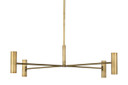 Mid. Chandeliers Metal Shade by Visual Comfort Modern ( 182 | SLCH57030HAB Ponte ) 