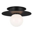 Flush Mounts Exposed Lamps by Visual Comfort Studio ( 454 | KF1001MBK Nodes ) 