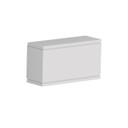 Exterior Wall Mt./Flush by W.A.C. Lighting ( 34 | WS-W2509-WT Rubix ) 