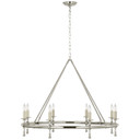 Large Chandeliers Candle by Visual Comfort Signature ( 268 | CHC 5819PN Classic ) 