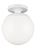 Semi-Flush Mts. Glass Down by Visual Comfort Studio ( 454 | 7518-15 Leo - Hanging Globe ) 