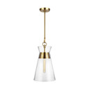Mini Pendants Glass Down by Visual Comfort Studio ( 454 | CP1021BBS Atlantic ) 