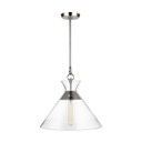 Pendants Glass Down by Visual Comfort Studio ( 454 | CP1031PN Atlantic ) 