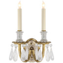 Sconces Double Candle by Visual Comfort Signature ( 268 | TOB 2236GI Elizabeth ) 