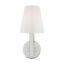Sconces Single Candle by Visual Comfort Studio ( 454 | TV1111PN Logan ) 
