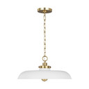 Pendants Metal Shade by Visual Comfort Studio ( 454 | CP1231MWTBBS Wellfleet ) 