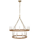 Large Chandeliers Candle by Visual Comfort Signature ( 268 | CHC 5880AB/NRT Darlana Wrapped ) 