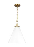 Pendants Metal Shade by Visual Comfort Studio ( 454 | CP1271MWTBBS Wellfleet ) 
