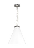 Pendants Metal Shade by Visual Comfort Studio ( 454 | CP1271MWTPN Wellfleet ) 